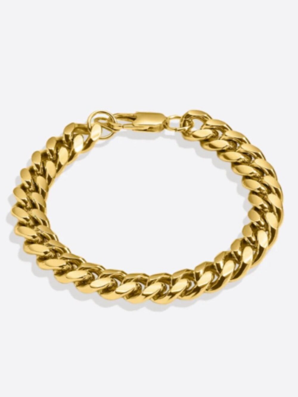 NWT Mint & Lilly 8mm Cuban Link Chain Bracelet - 7"